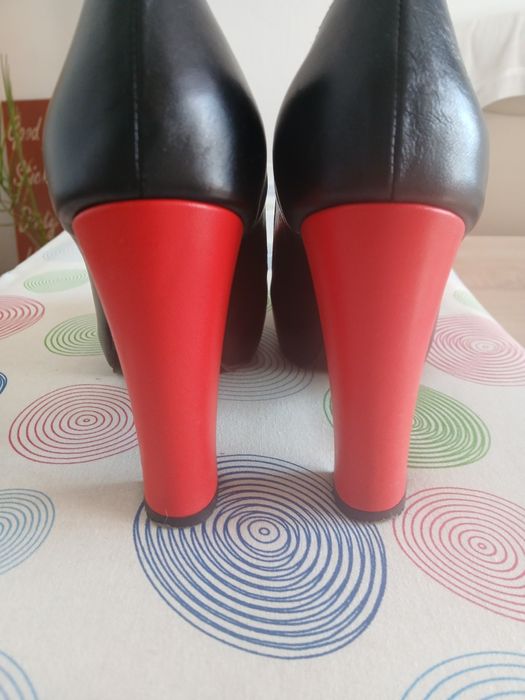 Pantofi din piele naturala exterior/ interior, nr 37