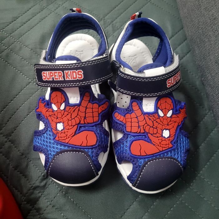 Sandale Baieti cu Spiderman
