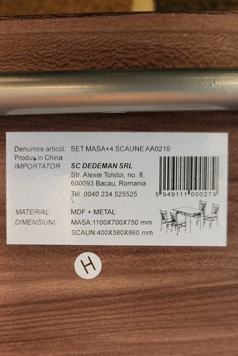Scaune metalice noi pt bucatarie sau living