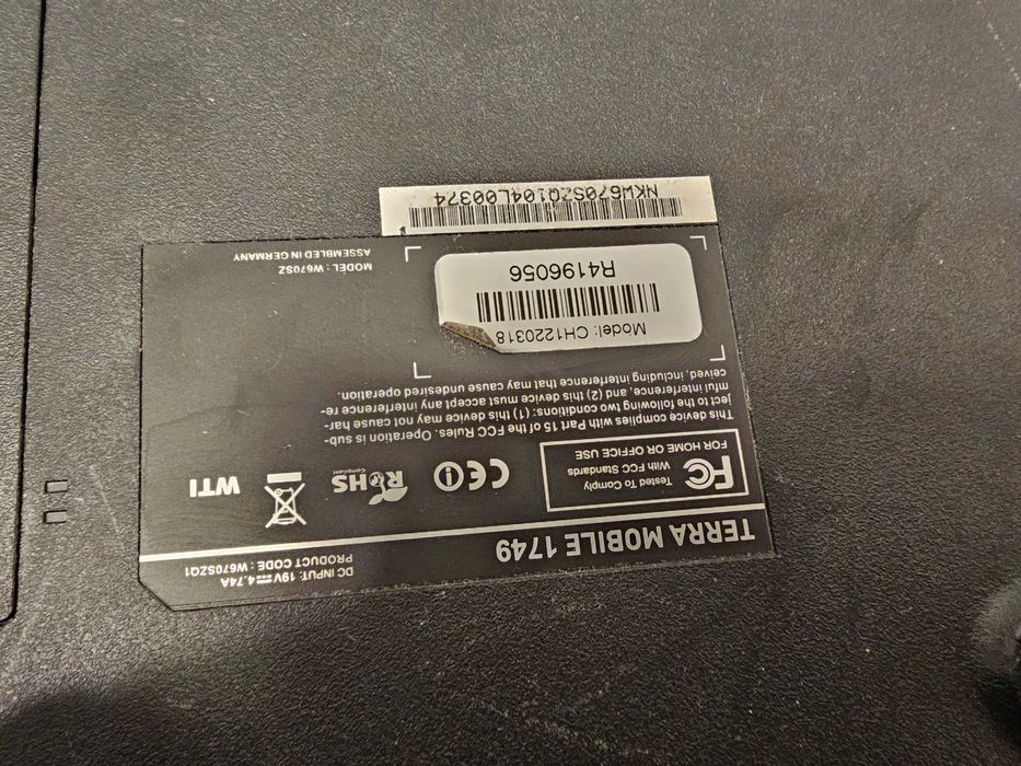 Laptop "17 TERRA MOBILE 1749