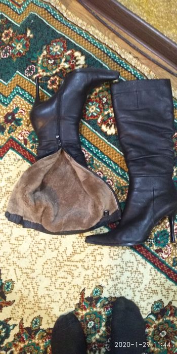 Сапоги женские теплые.