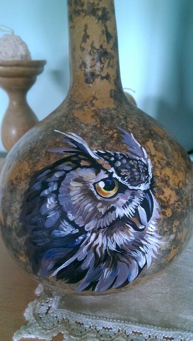 Ръчно, рисувани кратуни-декорация