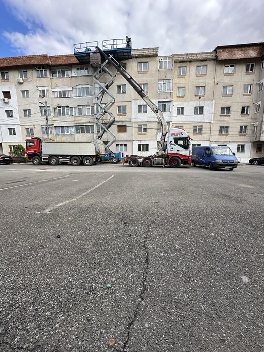 Servicii MACARA,tractari auto,lucrari la inaltime , inchirieri nacele Transport  AGABARITIC CONTAINERE ,12 metri