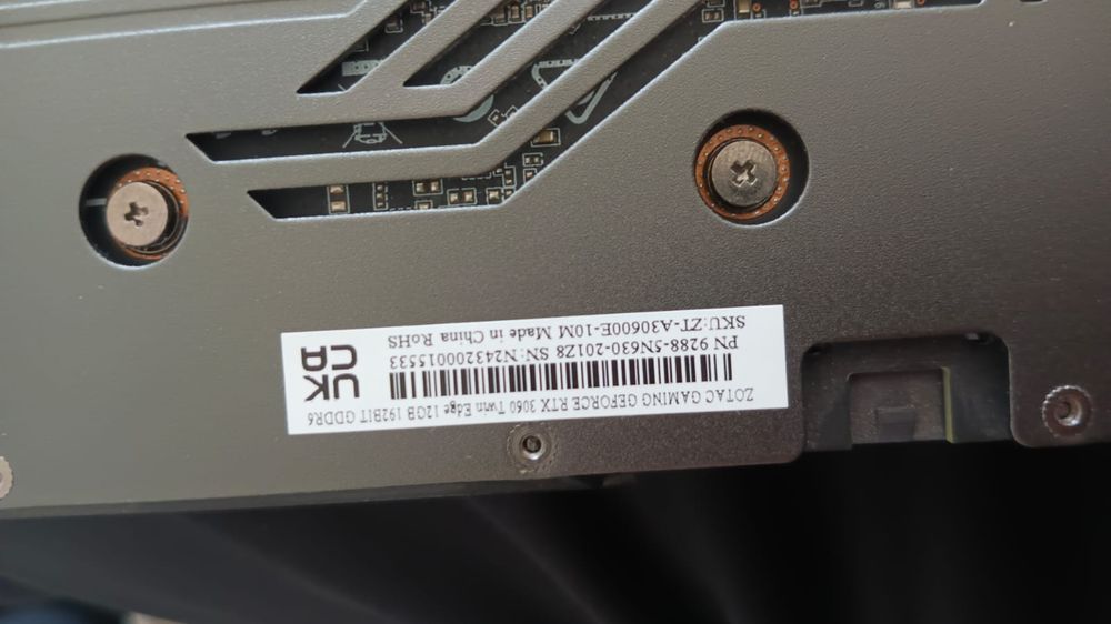 Rtx 3060 12gb zotac