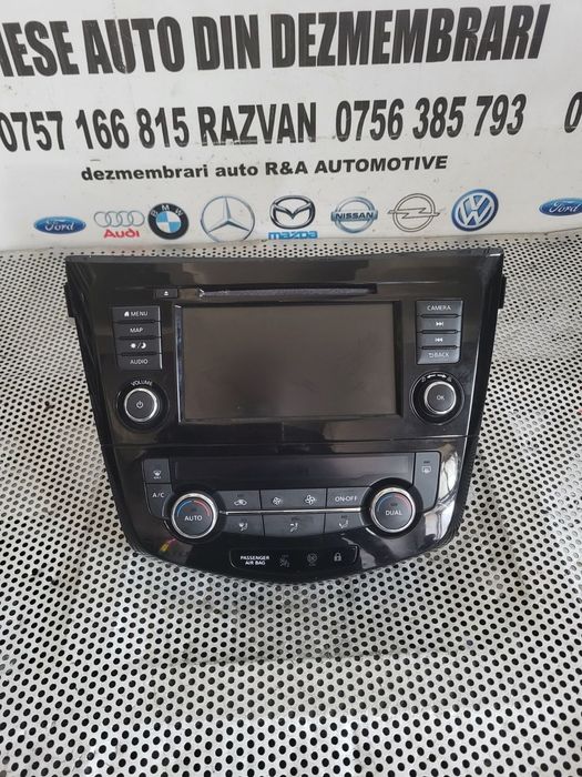 Navigatie Originala Nissan Qashqai J11 An 2014-2015-2016-2017-2018-2019-2020 Volan Stanga Masina Cu 11.000 Km Cod 259157FW5A