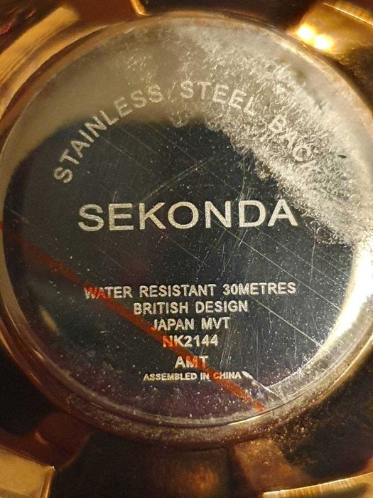 Нов часовник SEKONDA kk2144 розово злато