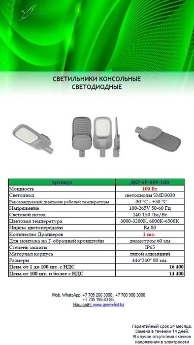 Светильники светодиодные
