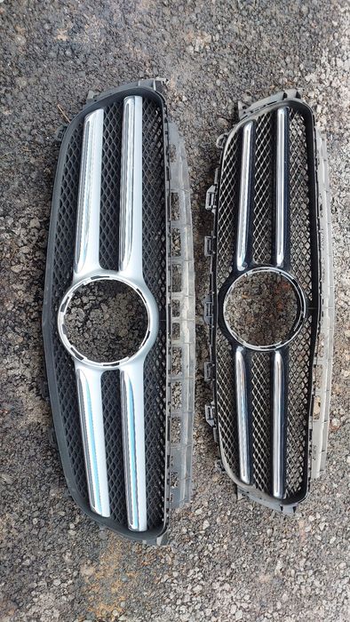 Решотка радиатора, облицовка на Mercedes