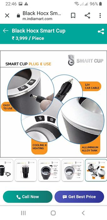 Aparat de răcit/incălzit doză-sticlă pentru mașină, negru