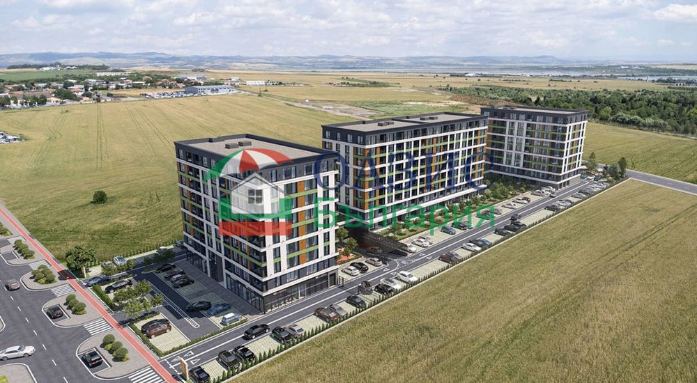 Апартамент с 1 спалня В нов комплекс "Смокините-3", Бургас, 61.58 кв. м,