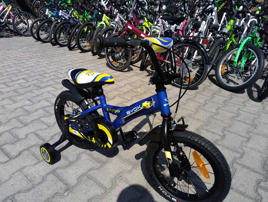 BYOX Велосипед 14" RAPID blue