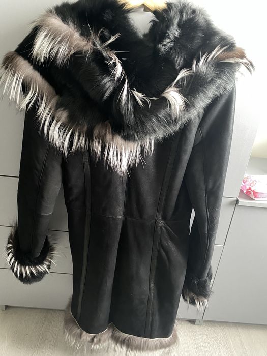 Дамско кожено палто