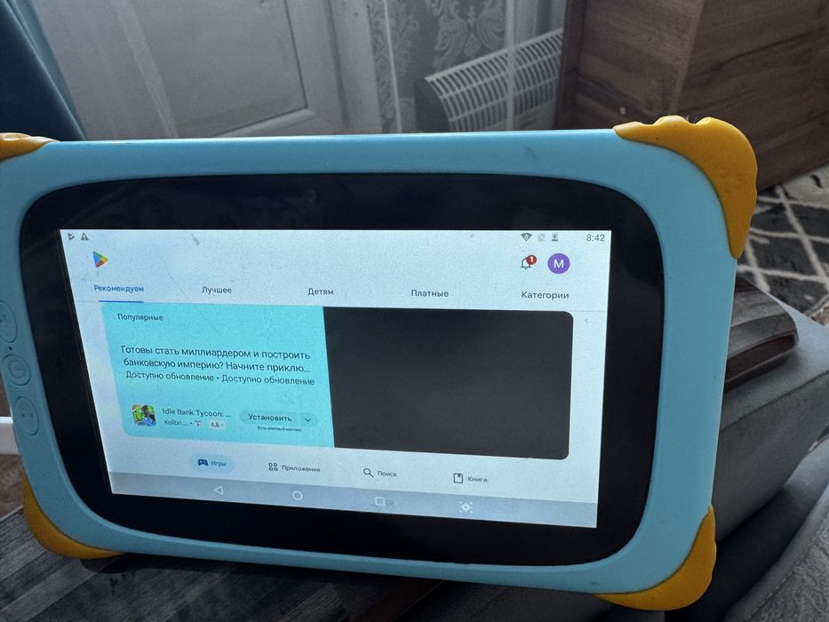 Детский планшет рабочий есть коробка