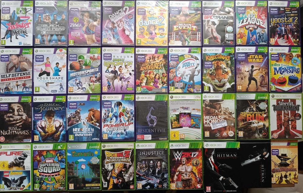 Xbox 360 Kinect Adventures Dragon Ball Star Wars Dance Nfs Party Zumba