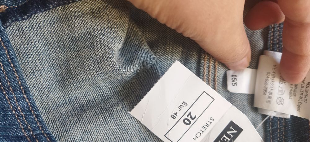 Джинсовая юбка из Европы размер 50-52