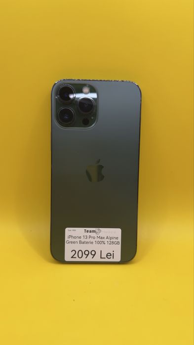 iPhone 13 Pro Max 128GB Baterie 100%  Alpine Green