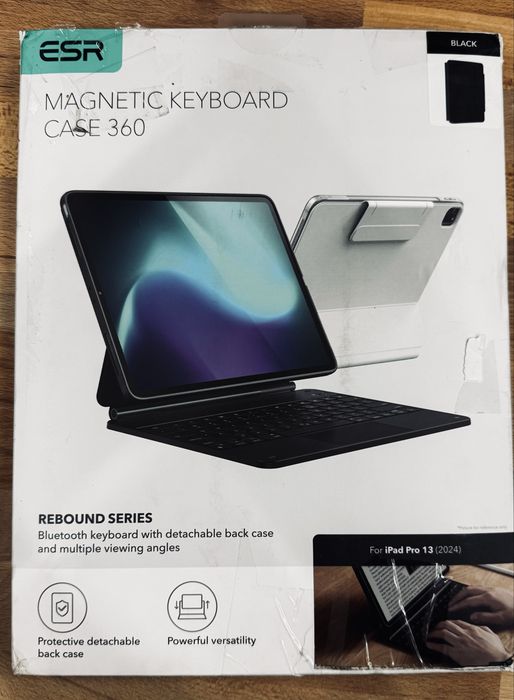 ESR Rebound Magnetic Keyboard Case 360 pentru iPad Pro 13” (2024)