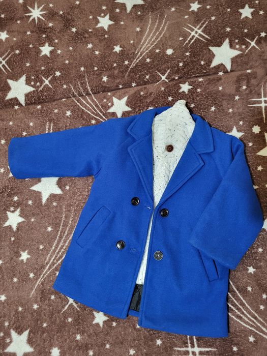 Palton elegant baiat 3-4 ani