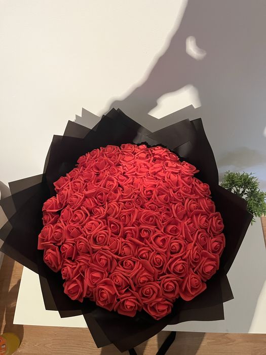 Букет от вечни рози 101