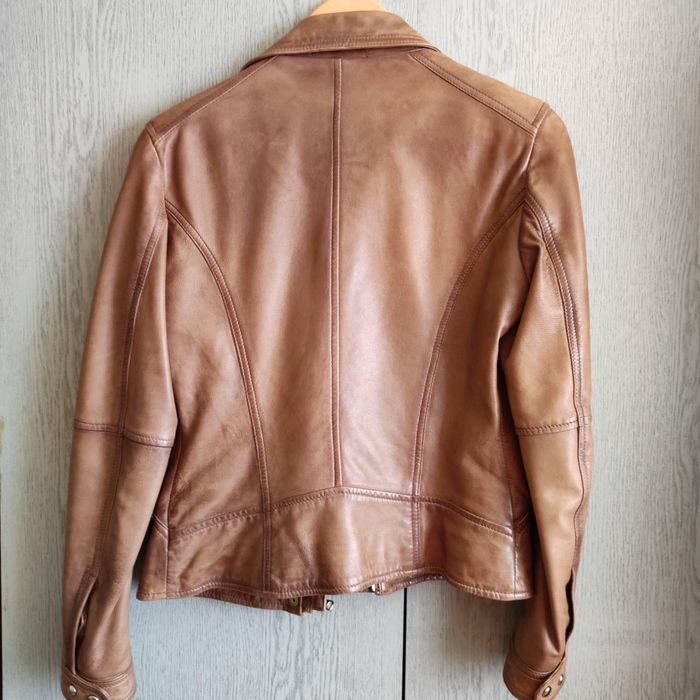 Дамско кожено яке Massimo Dutti