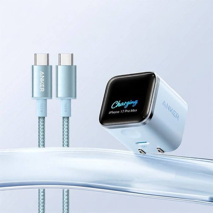 Anker Nano Adapter 45w- Ultra-soft USB-C cable 240W