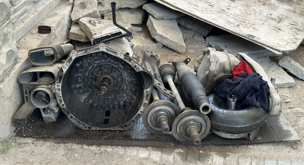 211 CDI 2005г — КПП 5G-Tronic, ЭБУ от OM648, редуктор, привода, кардан