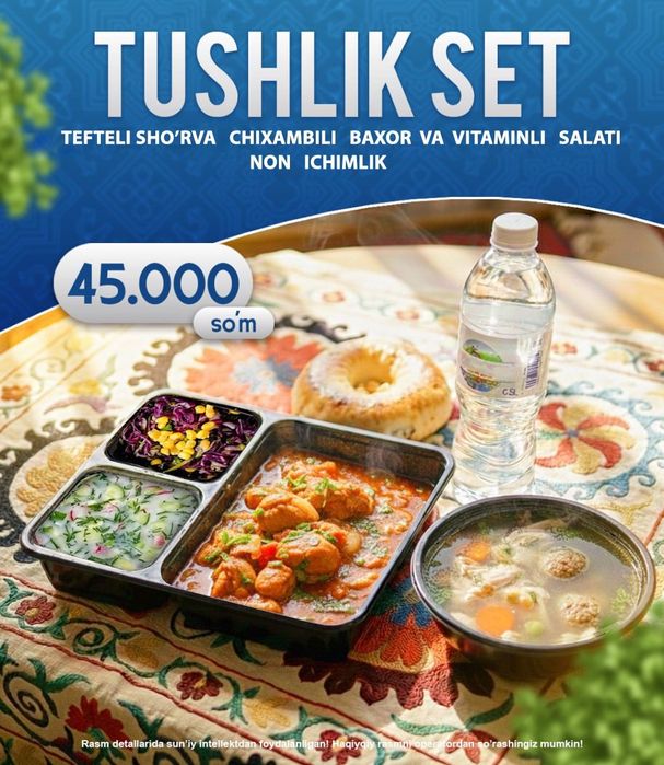 Mazali Kompleks tushlik