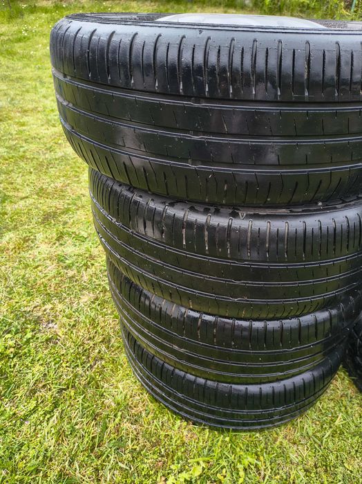 Set Jante aluminiu + anvelope Mercedes 195/55 R 15 stare foarte buna