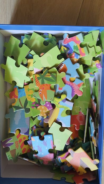 Пазл крупный  динозавры