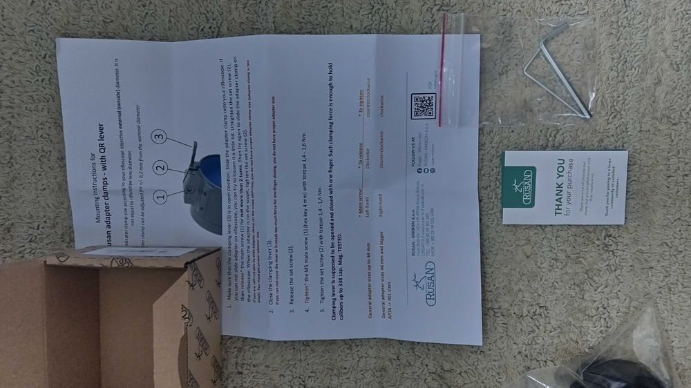 Адаптер на Rusan за Термо насадка Nitehog,Hikmicro