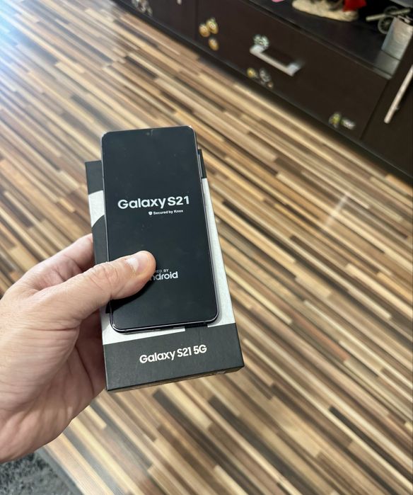 Samsung Galaxy S21 5G gri, memorie 256Gb, desigilat, NOU