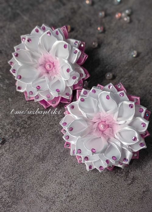 Банты ручной работы на праздник, в подарок