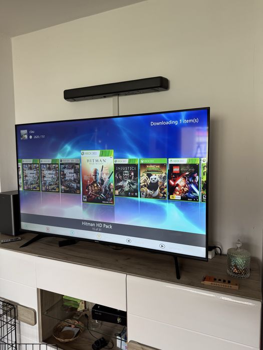 Xbox 360 modat + kinect+3 manete