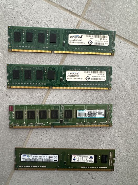 Kit Ram DDR3 crucial 8Gb