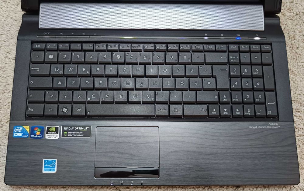 Laptop Asus N53Jg Intel I3  HDD/SSD Ram 8 Gb Video dedicat Nvidia GT 415 display 15.6 Inch