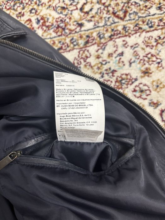 Кожанка Hugo Boss