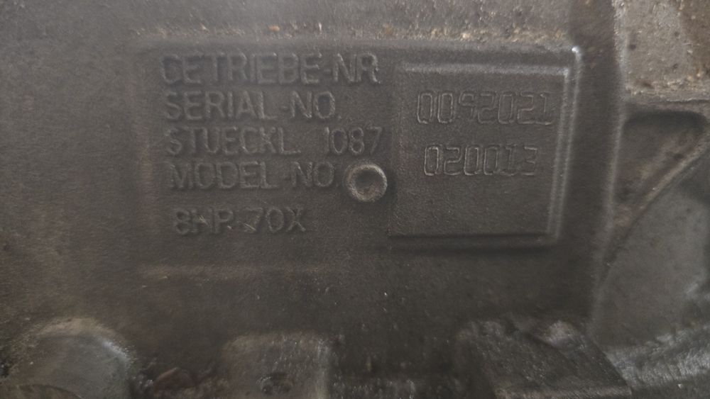 Автоматична кутия ZF 8hp70 от BMW X5 N63