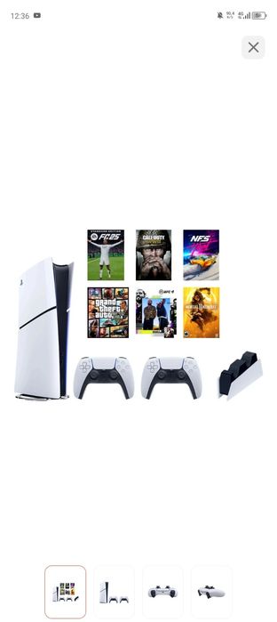 Ps5 Slim 1tb новый
