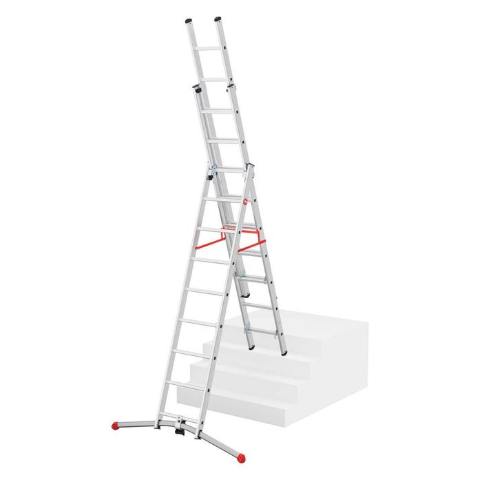 Scara Profesionala HAILO S100 ProfiLOT  2 x 9 + 1 x 8 150 kg trepte intarite