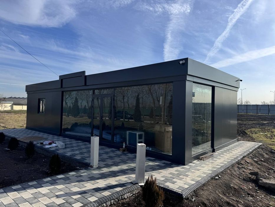 Морских Контейнер Офис продажи бытовки Жилые Kantener Do'kon Magazin