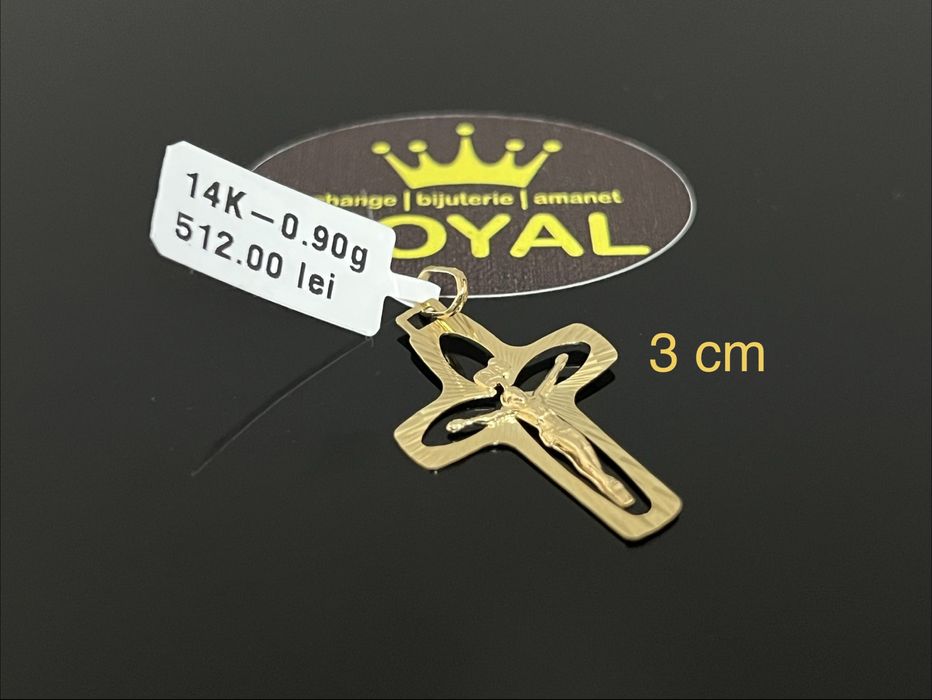 Bijuteria Royal CB : Pandant aur 14k 585  0,90 grame