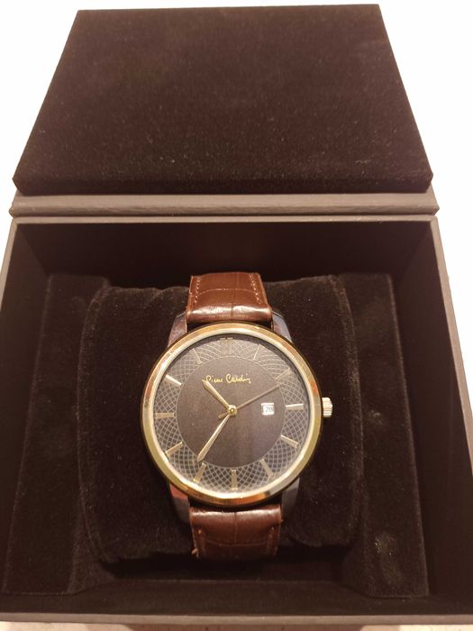 Ceas barbatesc, designer Pierre Cardin-Gold Plated, ideal pt. CADOU