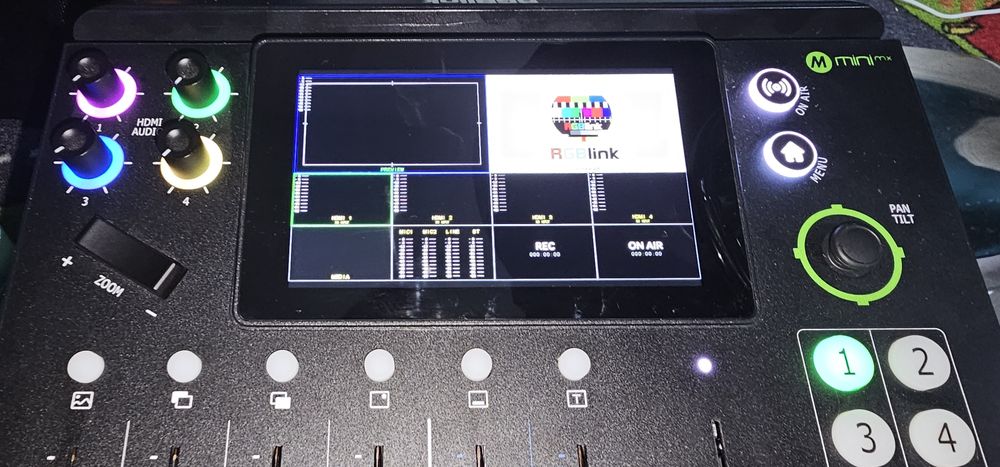 RGBlink Mini MX Mixer Productie Audio-Video 4K Multicanal
