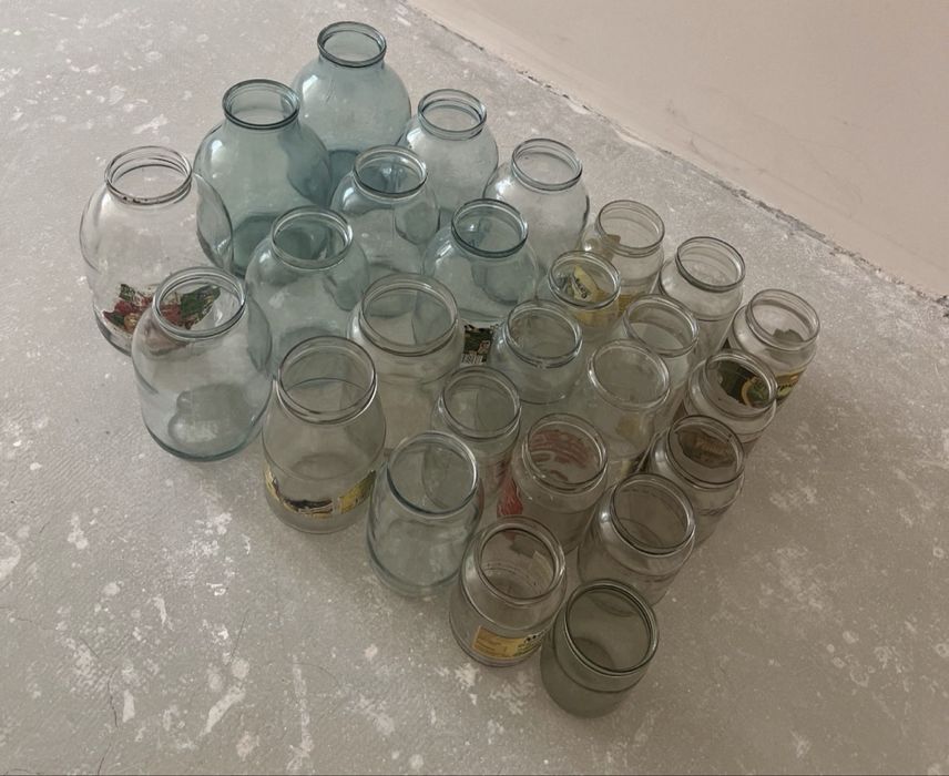 Банки 2л 3л, за всё 500 тг