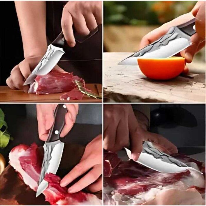 Cutit vanatoare B-SQUL EXPEDITION® 21.5 cm, lama 11.5 cm, teaca piele, full control