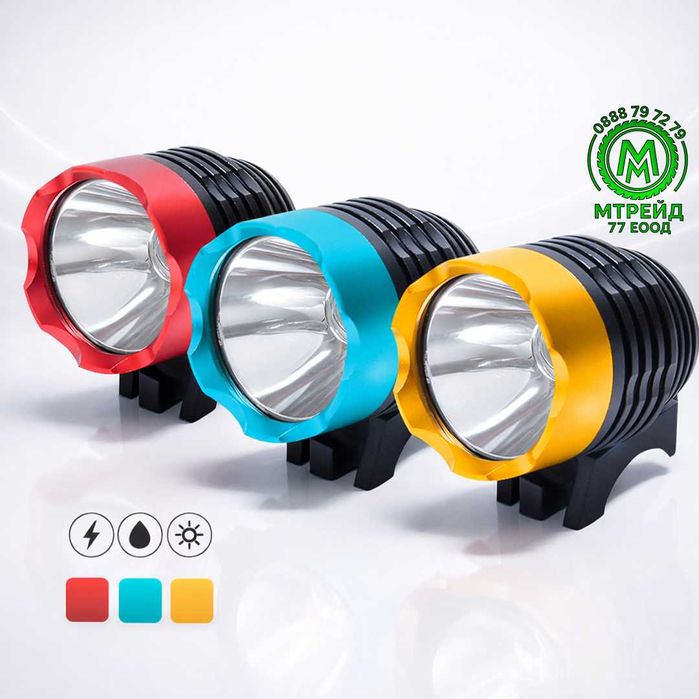 Предна USB светлина за велосипед Skorpion AFL-251 – CREE XML-T6, Color