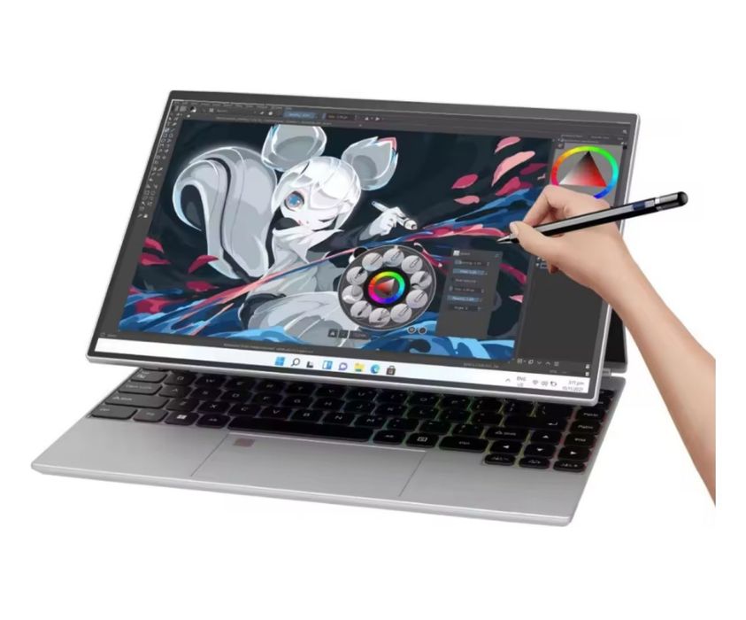 Нотбук әрі планшет 2в1 қолданғанға ыңғайлы