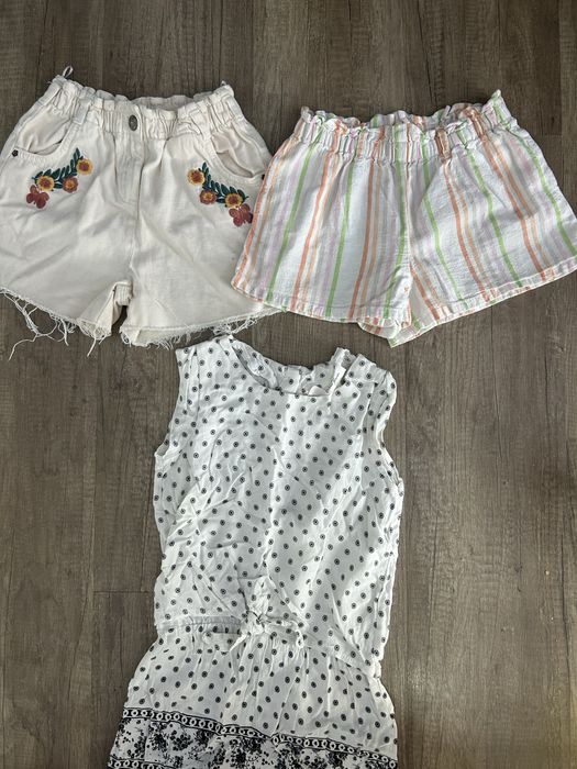 Pantaloni scurti+ salopeta H&M,C&A,122