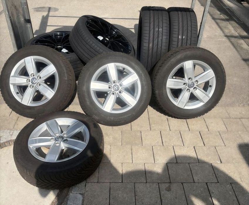 Roți cu jante originale Vw Polo Skoda Fabia Seat Ibiza