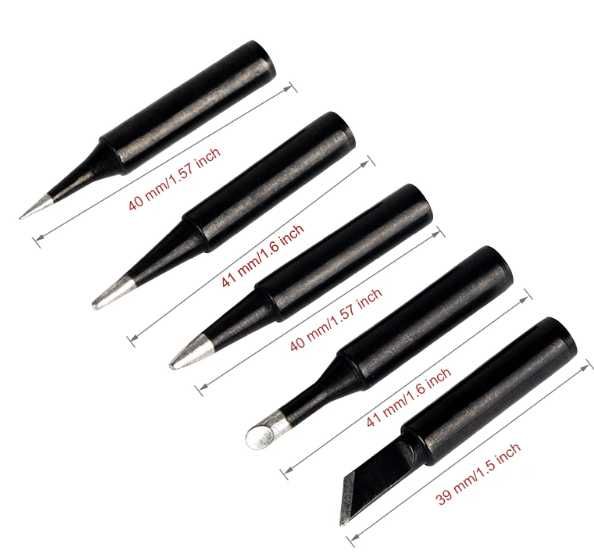 Новые оригинальные жала 5 штук для паяльника JCD 908,908S серия 900M-T